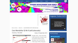 
                            4. Cara Mendaftar ID Wi-Fi (wifi.uksw.edu)