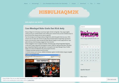 
                            7. Cara Mendapat Buku Gratis Dari Kick Andy | hisbulhaqm2k