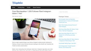 
                            8. Cara Mendapatkan 1000 Follower Real Instagram dalam 7 Hari