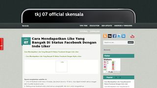 
                            8. Cara Mendapatkan Like Yang Banyak Di Status Facebook Dengan ...