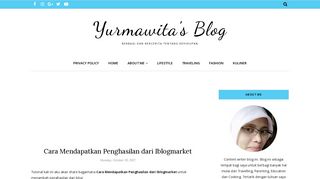 
                            4. Cara Mendapatkan Penghasilan dari Iblogmarket - Yurmawita's Blog