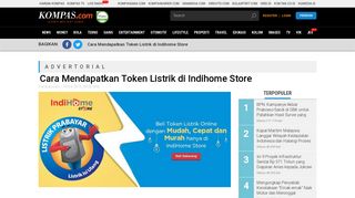 
                            6. Cara Mendapatkan Token Listrik di Indihome Store - Kompas.com