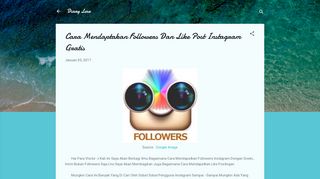 
                            5. Cara Mendaptakan Followers Dan Like Post Instagram Gratis