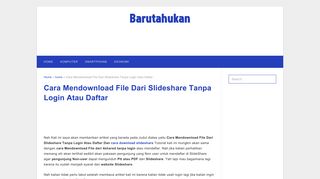 
                            11. Cara Mendownload File Dari Slideshare Tanpa Login ... - Barutahukan