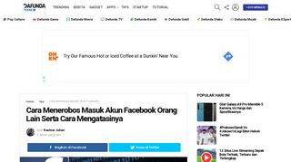 
                            3. Cara Menerobos Masuk Akun Facebook Orang Lain Serta Cara ...