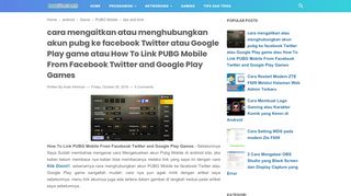 
                            13. cara mengaitkan atau menghubungkan akun pubg ke facebook ...