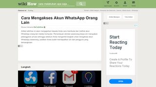 
                            3. Cara Mengakses Akun WhatsApp Orang Lain - wikiHow