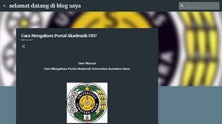 
                            7. Cara Mengakses Portal Akademik USU - selamat datang di blog saya