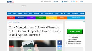 
                            5. Cara Mengaktifkan 2 Akun Whatsapp di HP Xiaomi, Oppo dan Honor ...