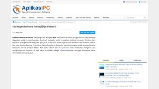 
                            10. Cara Mengaktifkan Remote Desktop (RDP) di Windows 10 - AplikasiPC