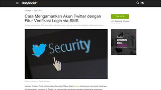 
                            9. Cara Mengamankan Akun Twitter dengan Fitur Login Verifikasi via SMS