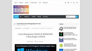 
                            10. Cara Mengatasi AKUN di WINDOWS Yang Gagal LOGON - Info Blog ...