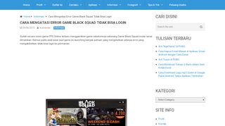 
                            4. Cara Mengatasi Error Game Black Squad Tidak Bisa Login | Kusnendar