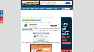 
                            3. Cara Mengatasi Error Respon : P04 Deskripsi : Terminal ID Salah-HW ...
