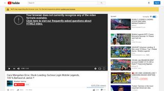 
                            11. Cara Mengatasi Error, Stuck Loading, Ga bisa Login Mobile ...