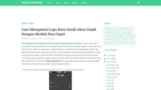 
                            2. Cara Mengatasi Lupa Kata Sandi Akun Gojek Dengan Mudah Dan ...