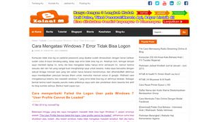 
                            10. Cara Mengatasi Windows 7 Error Tidak Bisa Logon | Blog-nya ...