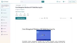 
                            3. Cara Mengatasi Windows XP Tidak Bisa Log On - Scribd