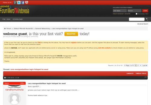 
                            8. cara mengembalikan login hotspot ke awal - Forum MikroTik Indonesia