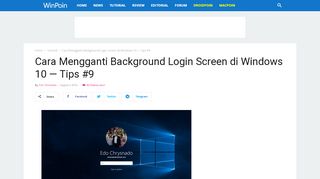 
                            5. Cara Mengganti Background Login Screen di Windows 10 | WinPoin