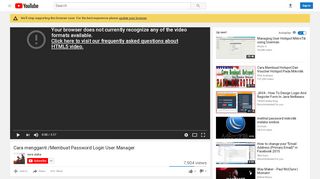 
                            7. Cara mengganti /Membuat Password Login User Manager - YouTube