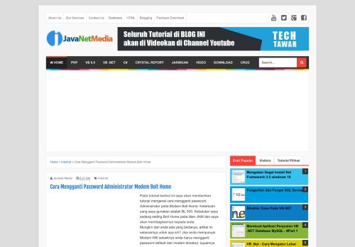 
                            10. Cara Mengganti Password Administrator Modem Bolt Home | JNM ...