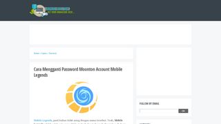 
                            11. Cara Mengganti Password Moonton Account Mobile Legends ...