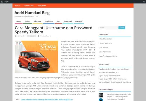 
                            8. Cara Mengganti Username dan Password Speedy Telkom | Andri ...