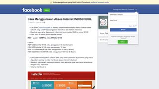 
                            6. Cara Menggunakan Akses Internet INDISCHOOL | Facebook