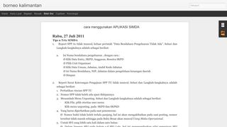 
                            11. cara menggunakan APLIKASI SIMDA | borneo kalimantan