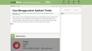 
                            4. Cara Menggunakan Aplikasi Tinder - wikiHow