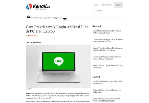 
                            10. Cara Menggunakan dan Login Aplikasi Line di PC atau Laptop