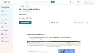 
                            9. Cara Menggunakan eMaklum - Scribd