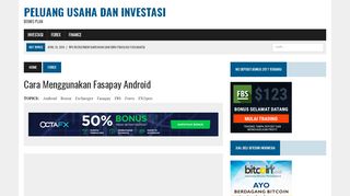 
                            4. Cara Menggunakan Fasapay Android - Peluang Usaha dan Investasi