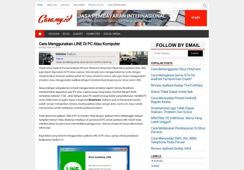 
                            12. Cara Menggunakan LINE di PC atau Komputer | Kumpulan Tutorial