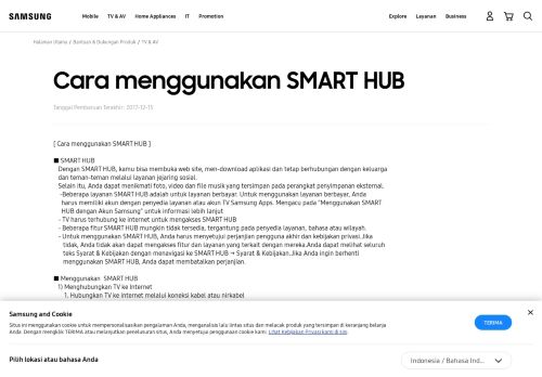 
                            2. Cara menggunakan SMART HUB | Dukungan Samsung Indonesia