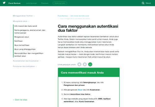 
                            2. Cara menggunakan verifikasi masuk