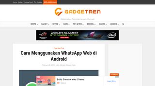 
                            5. Cara Menggunakan WhatsApp Web di Android | Gadgetren