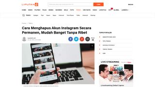
                            10. Cara Menghapus Akun Instagram Secara Permanen, Mudah Banget ...