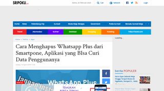 
                            9. Cara Menghapus Whatsapp Plus dari Smartpone, Aplikasi yang BIsa ...