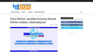 
                            12. Cara Mohon Jawatan Kosong Secara Online melalui ...