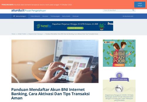 
                            4. Cara Mudah Daftar dan Aktivasi BNI Internet Banking ...