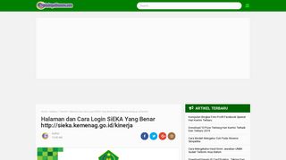 
                            3. Cara Mudah Login Aplikasi SiEKA - emissimpatikazone