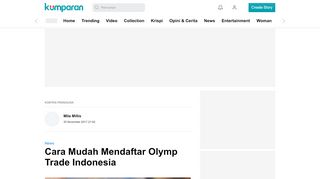 
                            4. Cara Mudah Mendaftar Olymp Trade Indonesia - kumparan.com