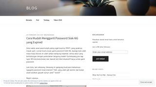
                            11. Cara Mudah Mengganti Password Siak-NG yang Expired – blog