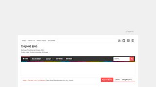 
                            6. Cara Mudah Menggunakan Wifi id di IPhone - Tonjong Blog