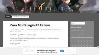 
                            11. Cara Multi Login RF Return |