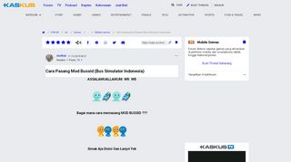 
                            5. Cara Pasang Mod Bussid (Bus Simulator Indonesia) | KASKUS