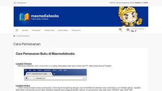 
                            3. Cara Pemesanan - PT. Masmedia Buana Pustaka