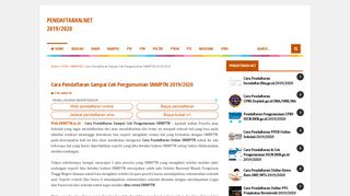 
                            8. Cara Pendaftaran Sampai Cek Pengumuman SNMPTN 2019/2020 ...
